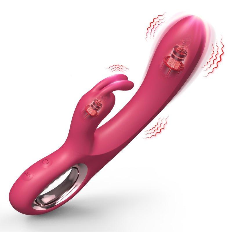 Women's Rabbit Dildo Vibrator Dual Clit & G-Spot Stimulation Seductiva Women's Rabbit Dildo Vibrator Dual Clit & G-Spot Stimulation Seductiva