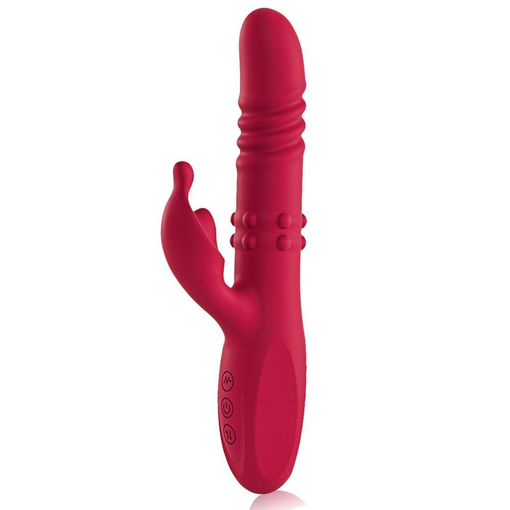 4-in-1 Telescopic Rotating Rabbit Vibrator G-Spot Clitoral Seductiva 4-in-1 Telescopic Rotating Rabbit Vibrator G-Spot Clitoral Seductiva
