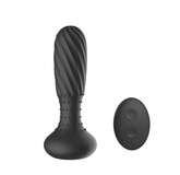 360-degree rotating bead anal plug
