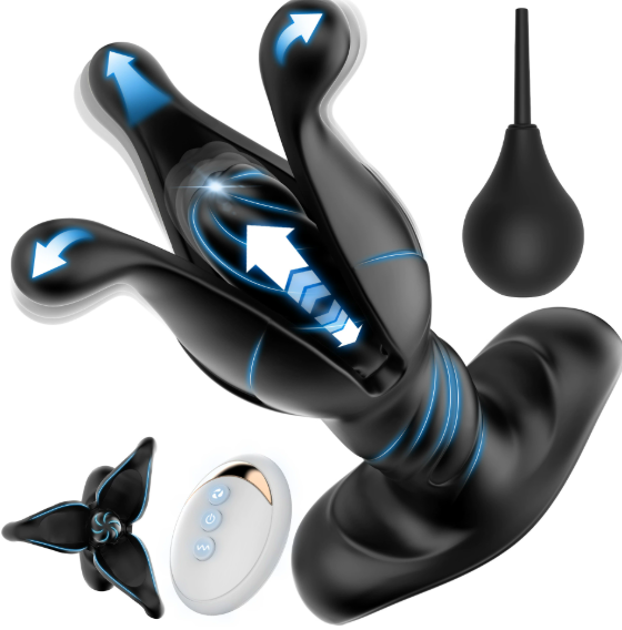 Expandable Remote-Controlled Vibrating Butt Plug | 9 Thrusting + 9 Vibration Modes | Seductiva NZ Expandable Remote-Controlled Vibrating Butt Plug | 9 Thrusting + 9 Vibration Modes | Seductiva NZ