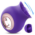 9-speed clitoral and nipple vibrator shown in front view