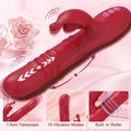 G Spot Telescopic Rotating Clitoris Vagina Stimulator - Seductiva