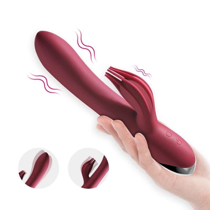 AV magic wand vibrator shown in full front view with large rounded head