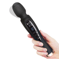 Animated view showing vibration strength of the powerful AV magic wand vibrator
