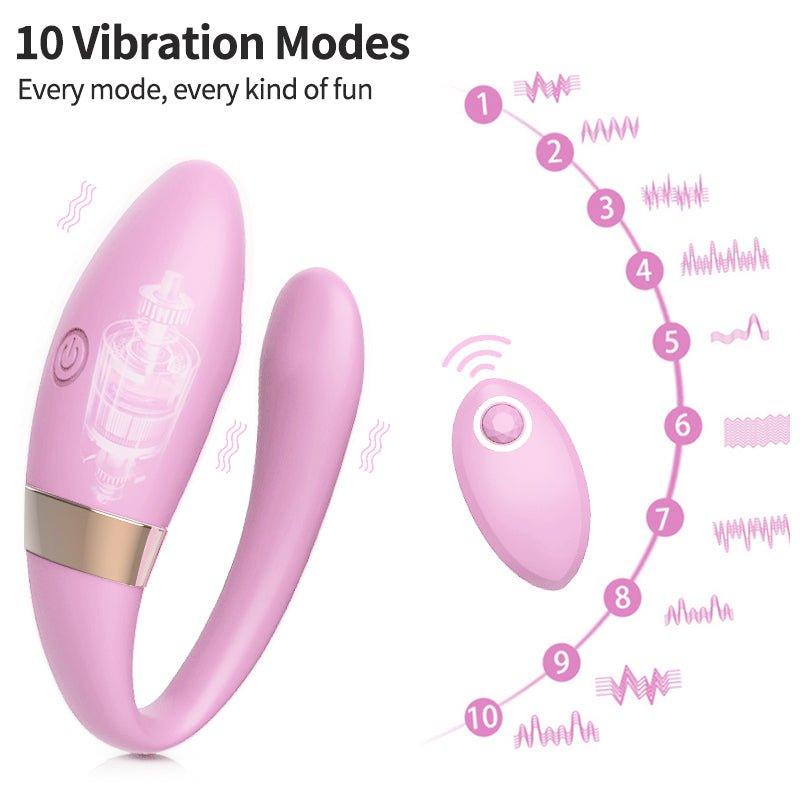 Compact wireless vibrator with smooth silicone body and power button