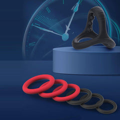 Classic Silicone Cock Penis Rings - Seductiva