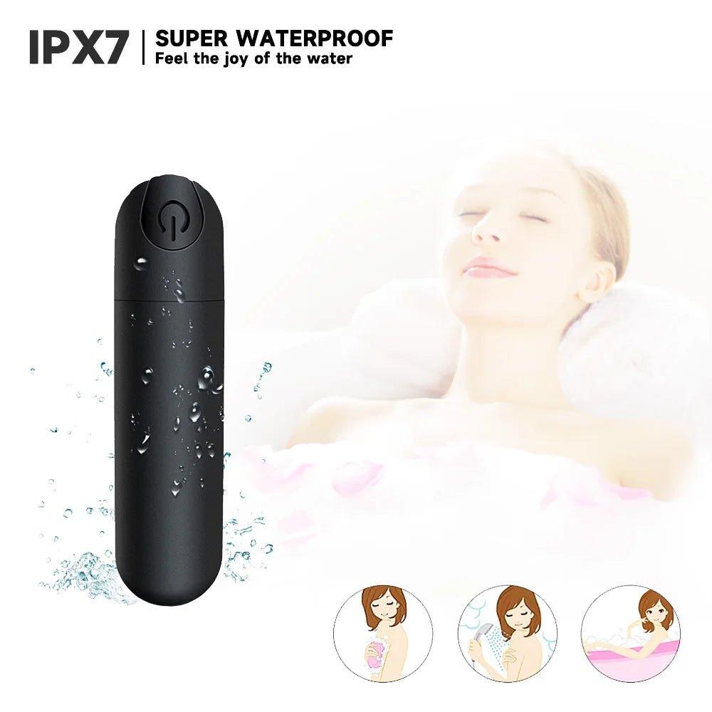 Small curved vibrating egg for intimate stimulation