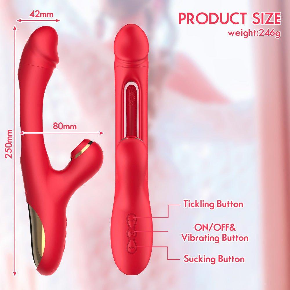 Sex Sucking Stretching Shock Slapping Vibrator - Seductiva