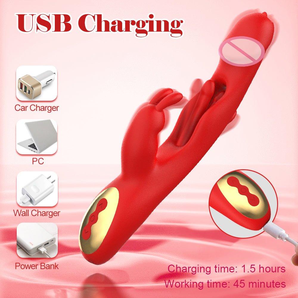 Clit G-Spot Stimulator Rabbit Vibrator for Women - Seductiva