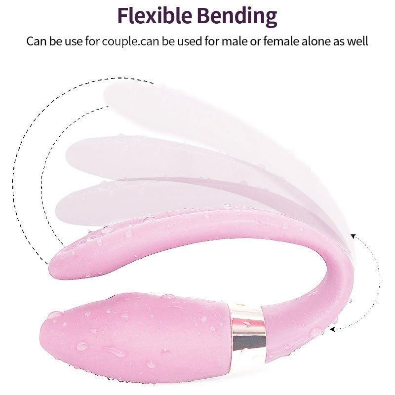 Seductiva remote vibrator displayed with ergonomic handheld shape