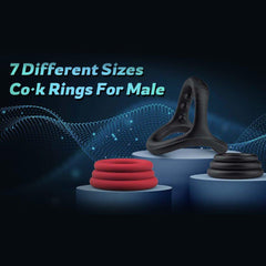 Classic Silicone Cock Penis Rings - Seductiva