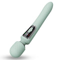 Rechargeable silicone wand massager with charging port