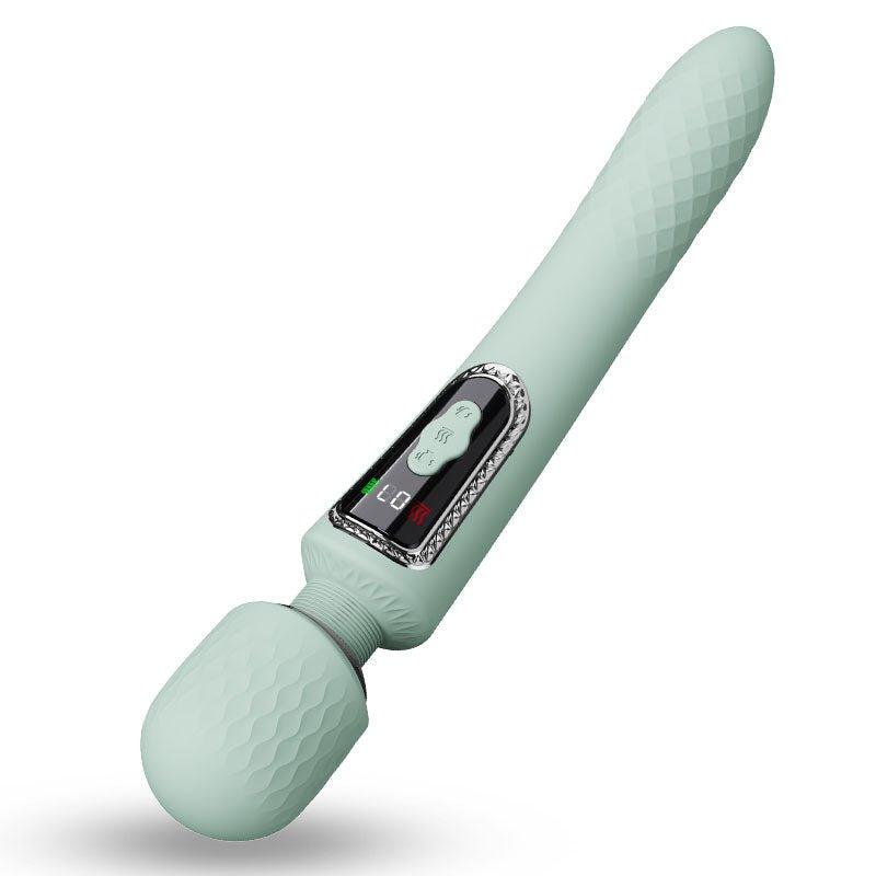 Rechargeable silicone wand massager with charging port
