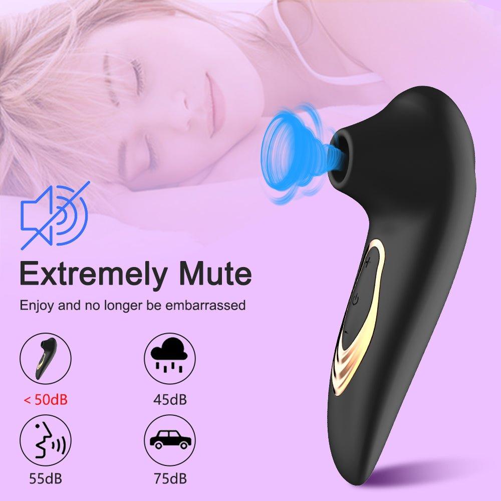 Women¡¯s vibrator shown flat with sleek contoured design