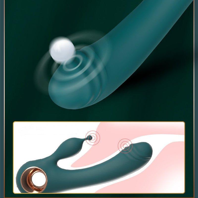 Rabbit Magic Wand Vibrator Multi-frequency G-spot Clitoral Nipples Double Stimulation Orgasm Female Erotic Adult Sex Products - Seductiva