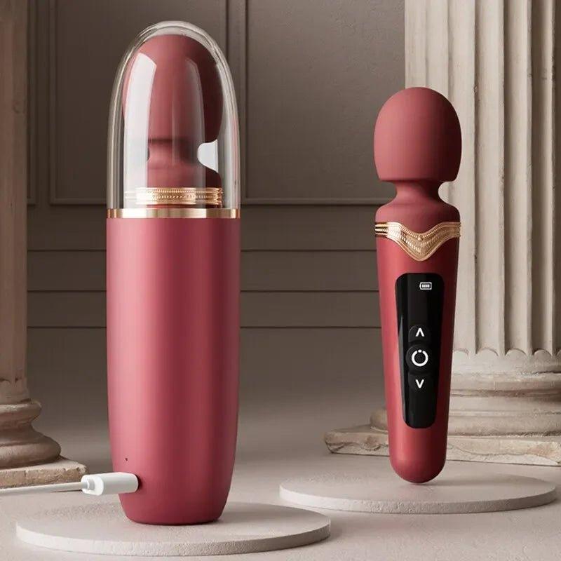 G Spot Nipple Clitoral Massager Wand Vibrators Stimulation - Seductiva