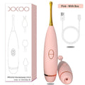 Rechargeable G-spot vibrator with charging cable and packaging