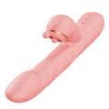 G-spot clitoral patting toy shown from side angle