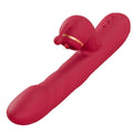 Women¡¯s patting vibration stimulator displayed with smooth silicone finish