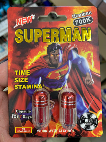 Superman New Male Enhancement Pills 2pack