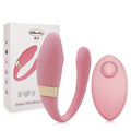 Vibrating remote control sex toy showing sleek shape and soft finish