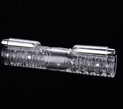 Double-headed airplane cup penile vibration exercise masturbator