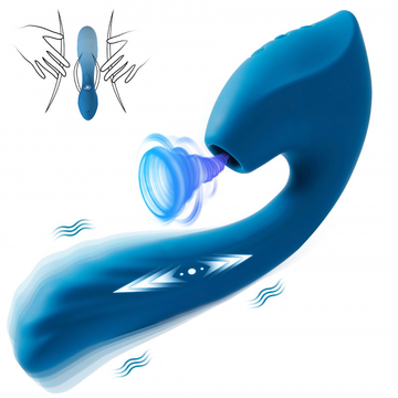 Blue Pulse New Suction Vibrator