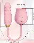 Charging cable and accessories included with the Rose 2-in-1 vibrator displayed on white background.