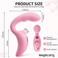 Side view of 15-mode clitoral suction vibrator