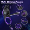 Rechargeable vibrating ring for men and women with soft elastic fit