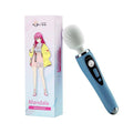 WOWYES i8 warming wand vibrator displayed flat with full product design