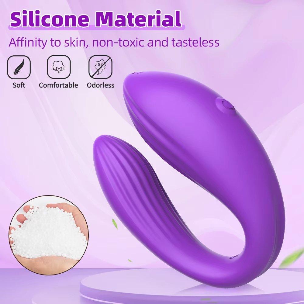 Bluetooth-controlled vibrator showing USB magnetic charger