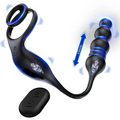 App-controlled anal plug showing thrusting mechanism and sleek design