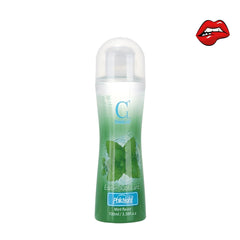 The fruit-flavored water-soluble lubricant is not sticky