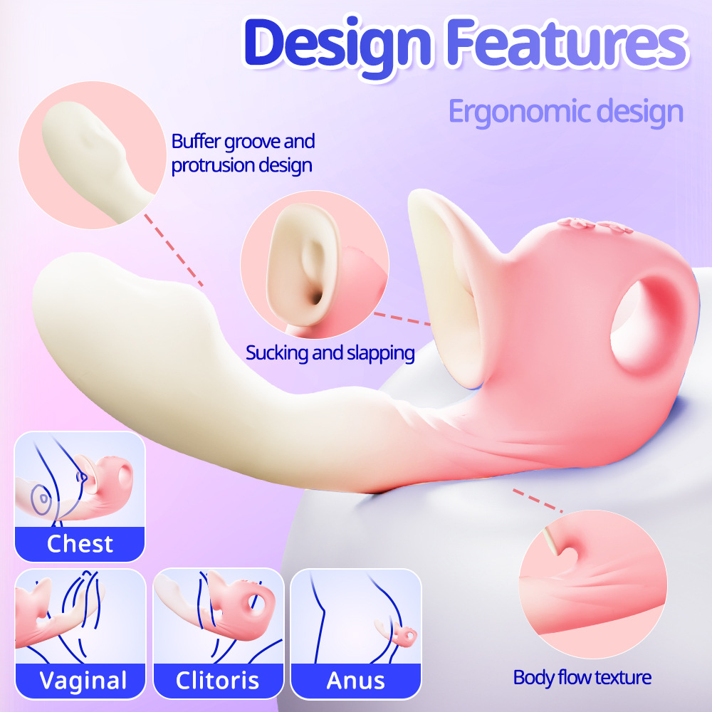 APP remotely controls the vibration stick of the female clitoral stimulation massager for sucking