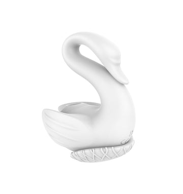 Swan Shaped Suction & Vibration Wand Massager for Women