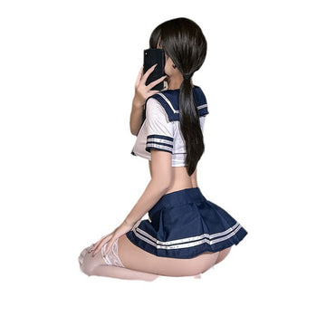 JK‑Themed Adult Role‑Play Outfit, Short Skirt Complete Set, Adult Apparel