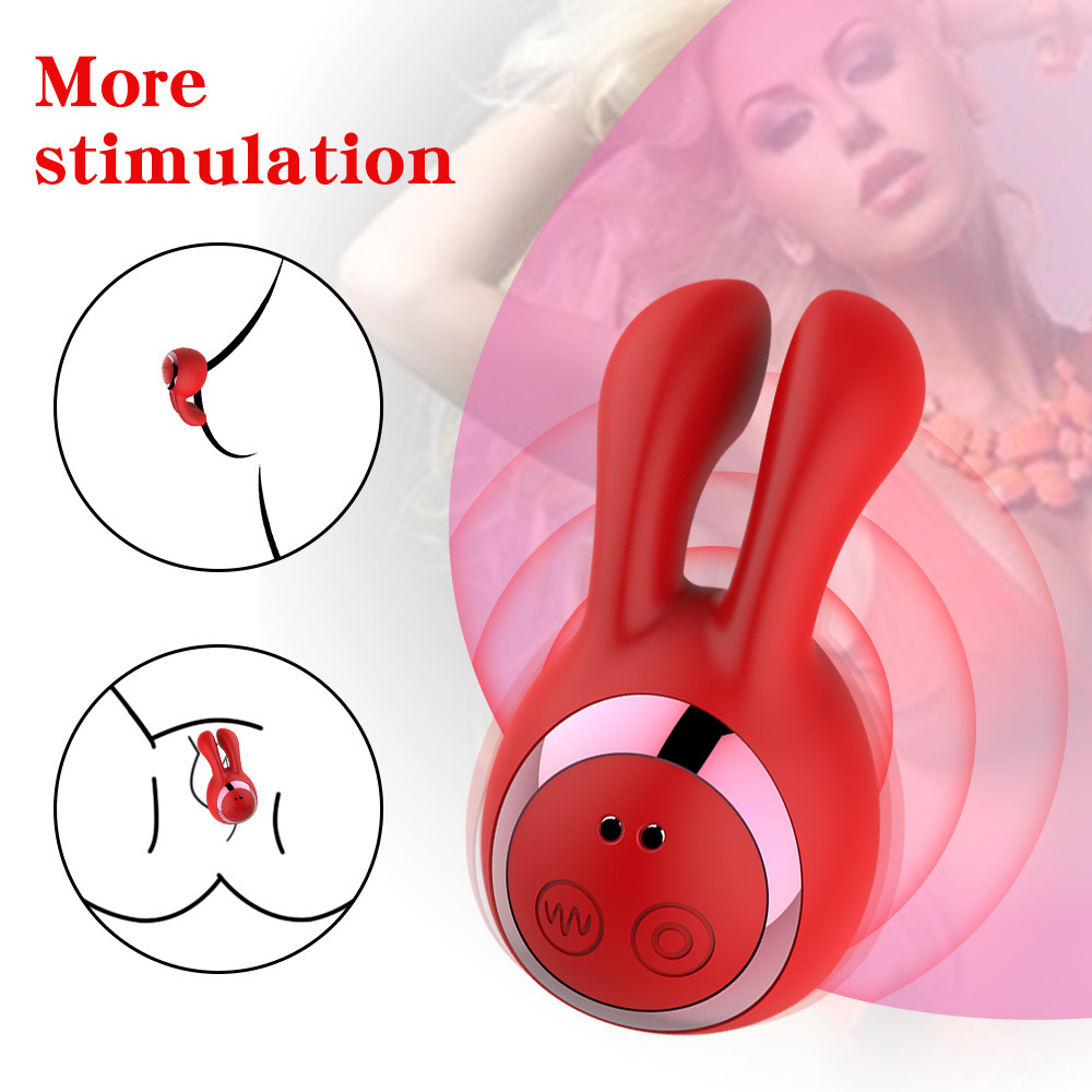 Silicone Rabbit Protector Remote Control Silicone Rabbit Vibrator with Dual Sucking & Vibrating Functions ...