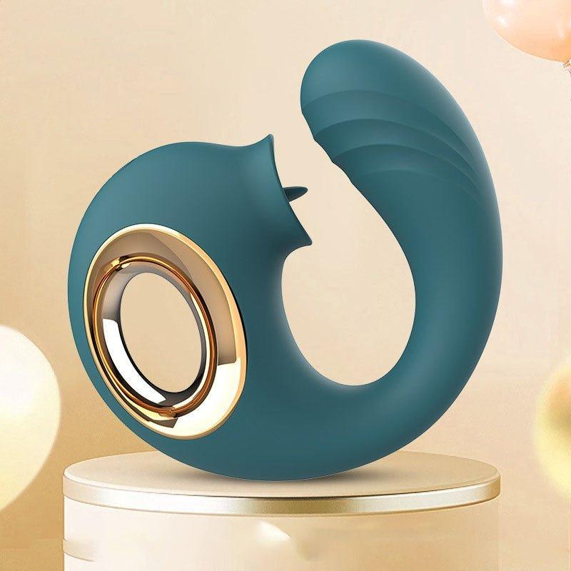 2 in 1 Clitoris G-spot Vibrator Nipple stimulator - Seductiva