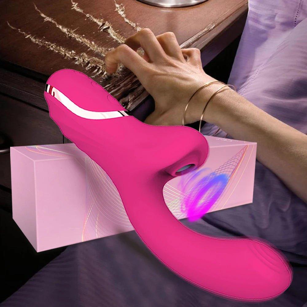 Seductiva 20 mode vibrator showing smooth finish and sleek handle