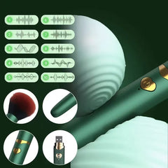 Strong rechargeable brush shaped female vibrator