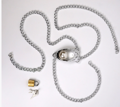 T-shaped chastity belt is used for abstaining, preventing infidelity and locking the penis