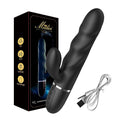 24cm big vibrator shown flat with entire product design visible
