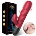 24cm big dildo rabbit vibrator shown in full front view