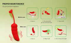 Chili pepper shape APP remote Vibrators Sex Toys for Women