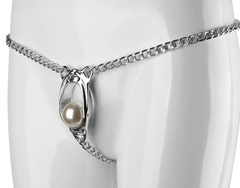 T-shaped chastity belt is used for abstaining, preventing infidelity and locking the penis