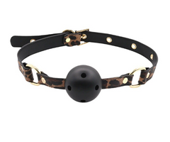 SM leopard print   eye masks handcuffs