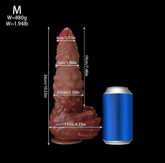 Muscle shaped hand grab dildos