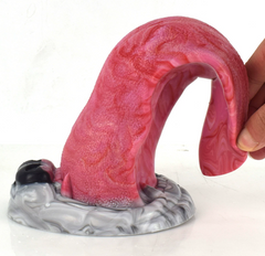 Colorful wolf tongue dildos anal toys