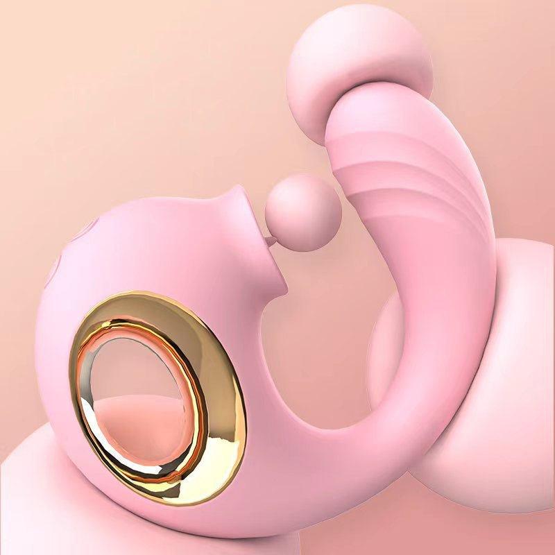 2 in 1 Clitoris G-spot Vibrator Nipple stimulator - Seductiva
